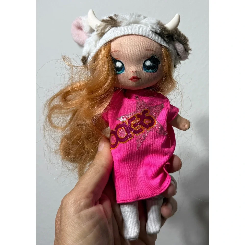 Na Na Na Surprise Series 2 Dolls Boy Puppy Green Tracksuit Girl Cow Pink Dress
